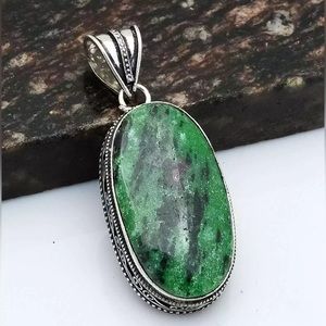 RUBY ZOISITE PENDANT